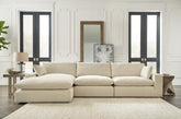 J&M Furniture - Ashley Furniture - Elyza 3-Piece Sectional with Chaise - RAF 3-Piece Sectional with Chaise - 10006S3
